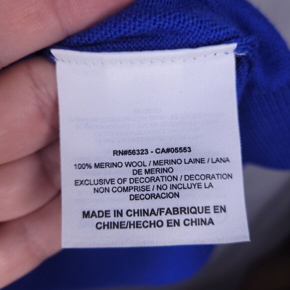 Nike Merino Wool Sweater Vest Mens Medium Blue University Of Kentucky - Picture 9 of 10